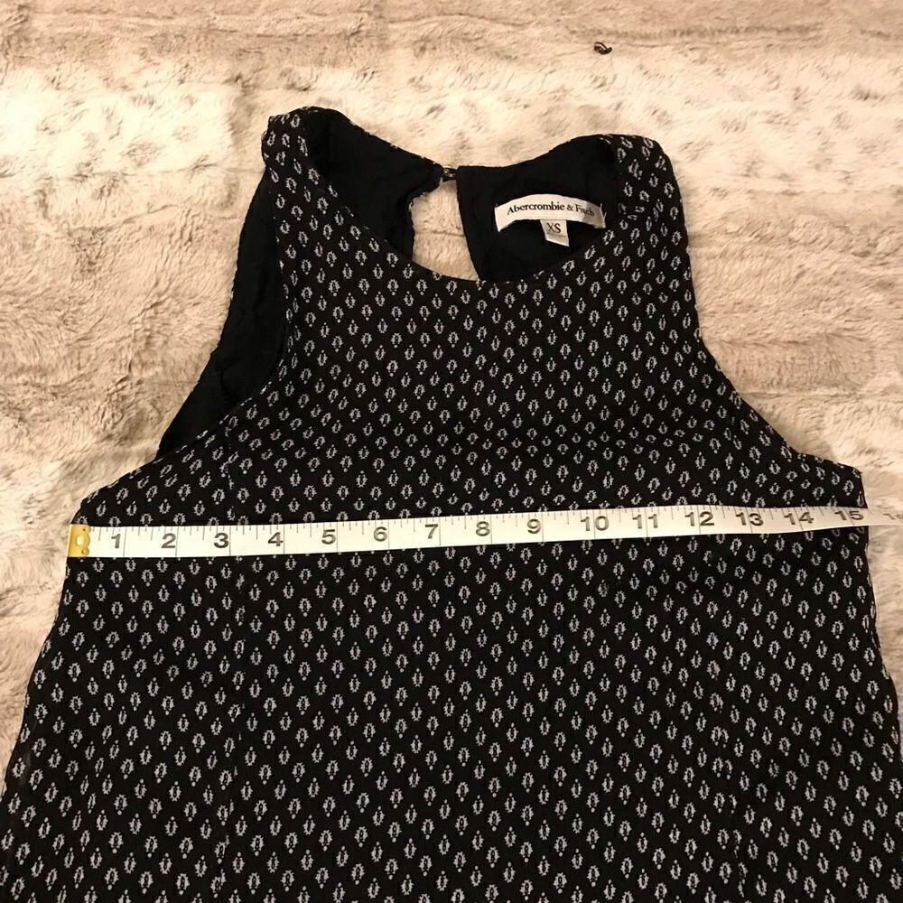 : : ABERCROMBIE 90s / Mod Inspired Baby Doll Swing Style Sleeveless Dress : : - Picture 9 of 10